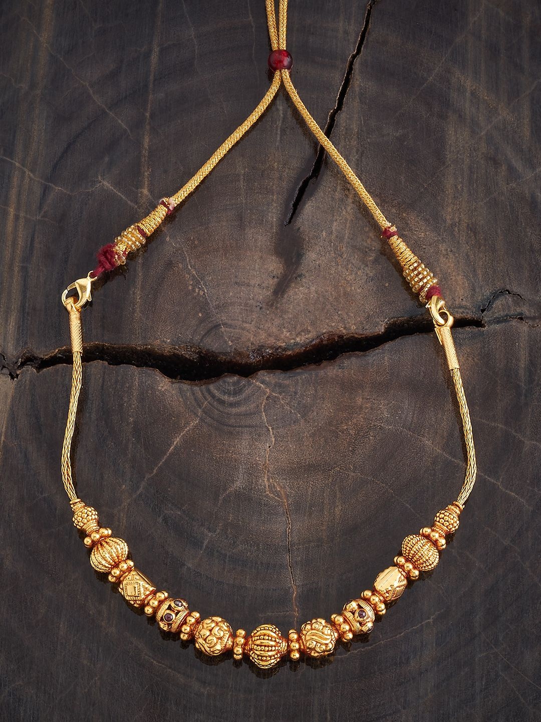 

Kushal's Fashion Jewellery 92.5 Pure Silver Gold-Plated Chain
