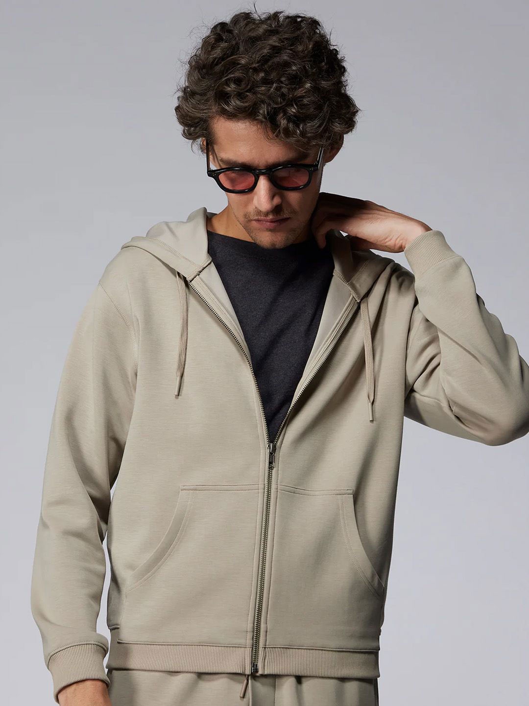 

Bombay Shirt Company Men Hooded Sweatshirt, Olive