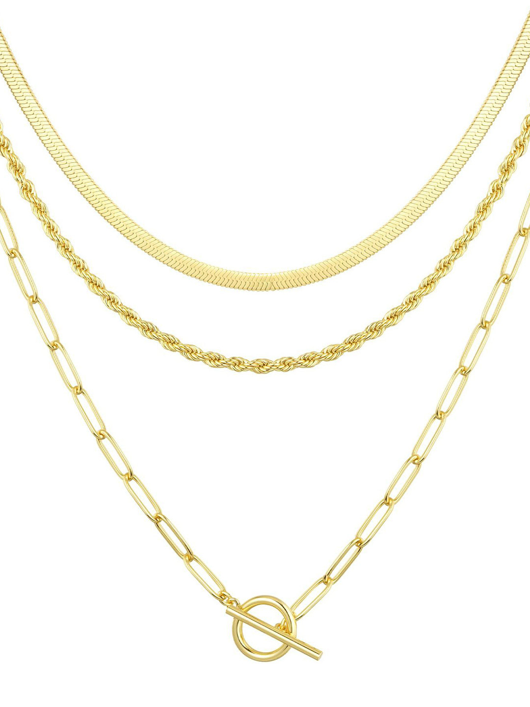 

StyleCast x Revolte Gold-Plated Layered Necklace