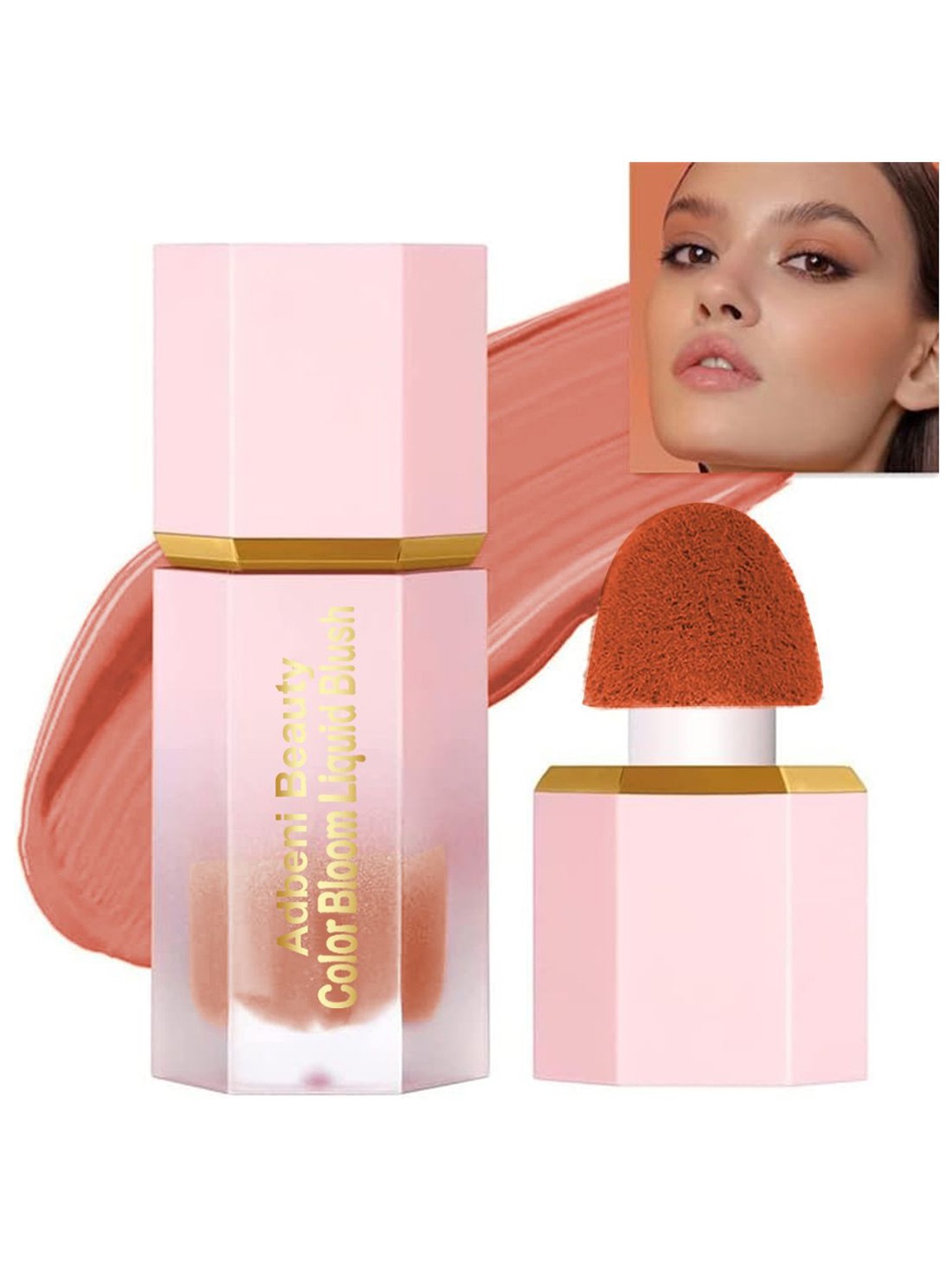 

Adbeni Color Bloom Long-Lasting Matte Finish Liquid Blush -7 ml - Gulf 06, Beige