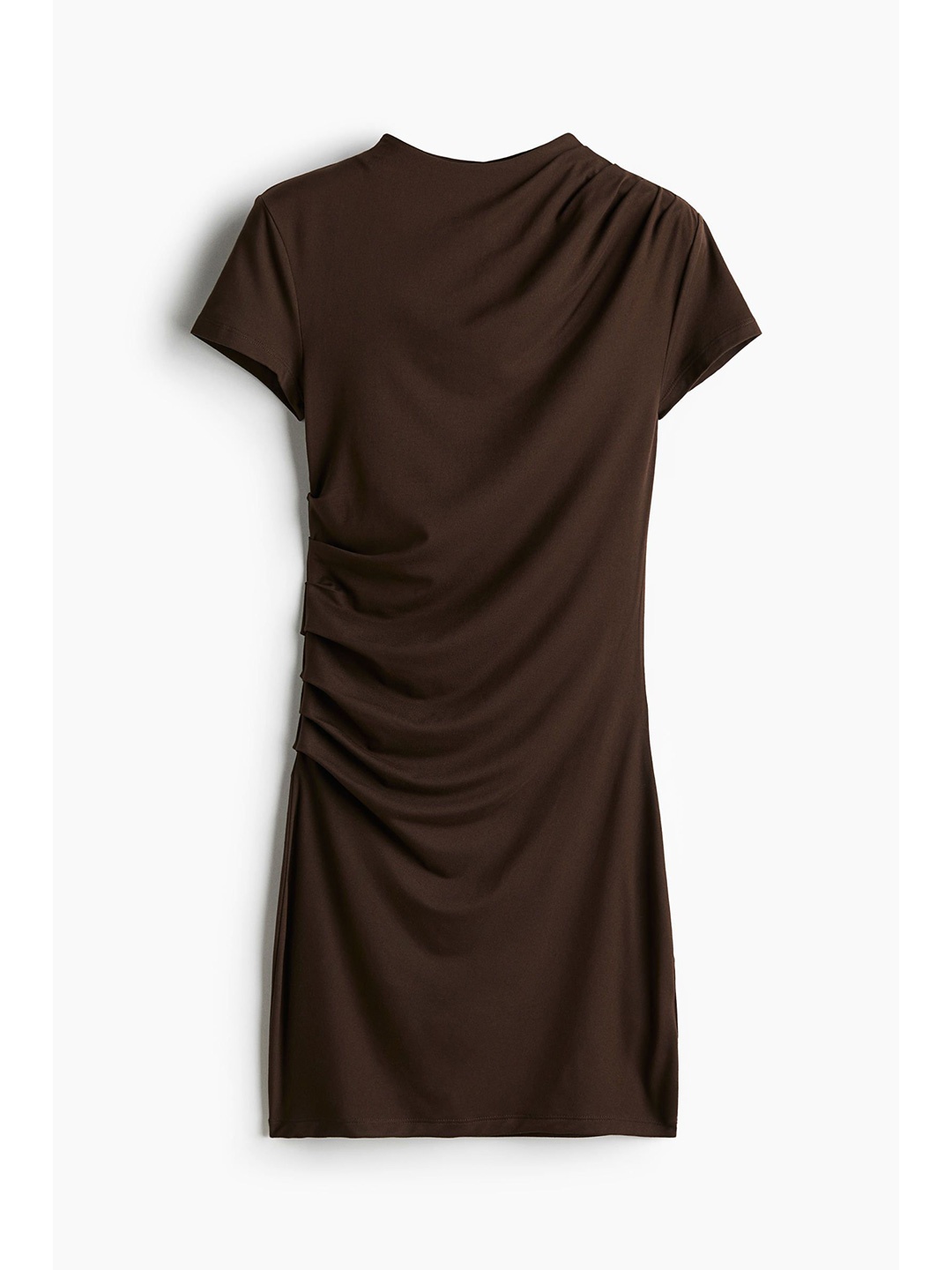 

H&M Draped Bodycon Dress, Brown