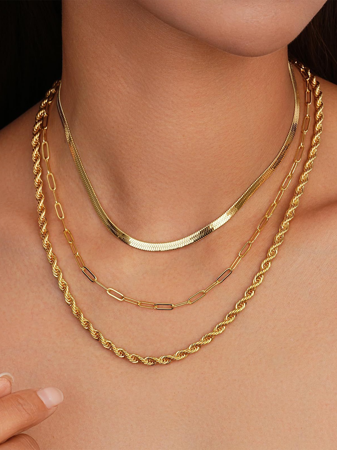 

StyleCast x Revolte Stainless Steel Gold-Plated Link Chain