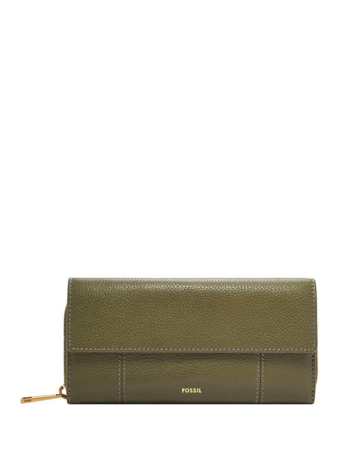 

Fossil Leather Solid Wallet, Green