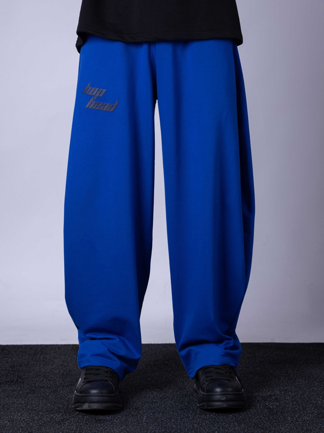 

HOP HEAD Men Loose Fit Track Pants, Blue