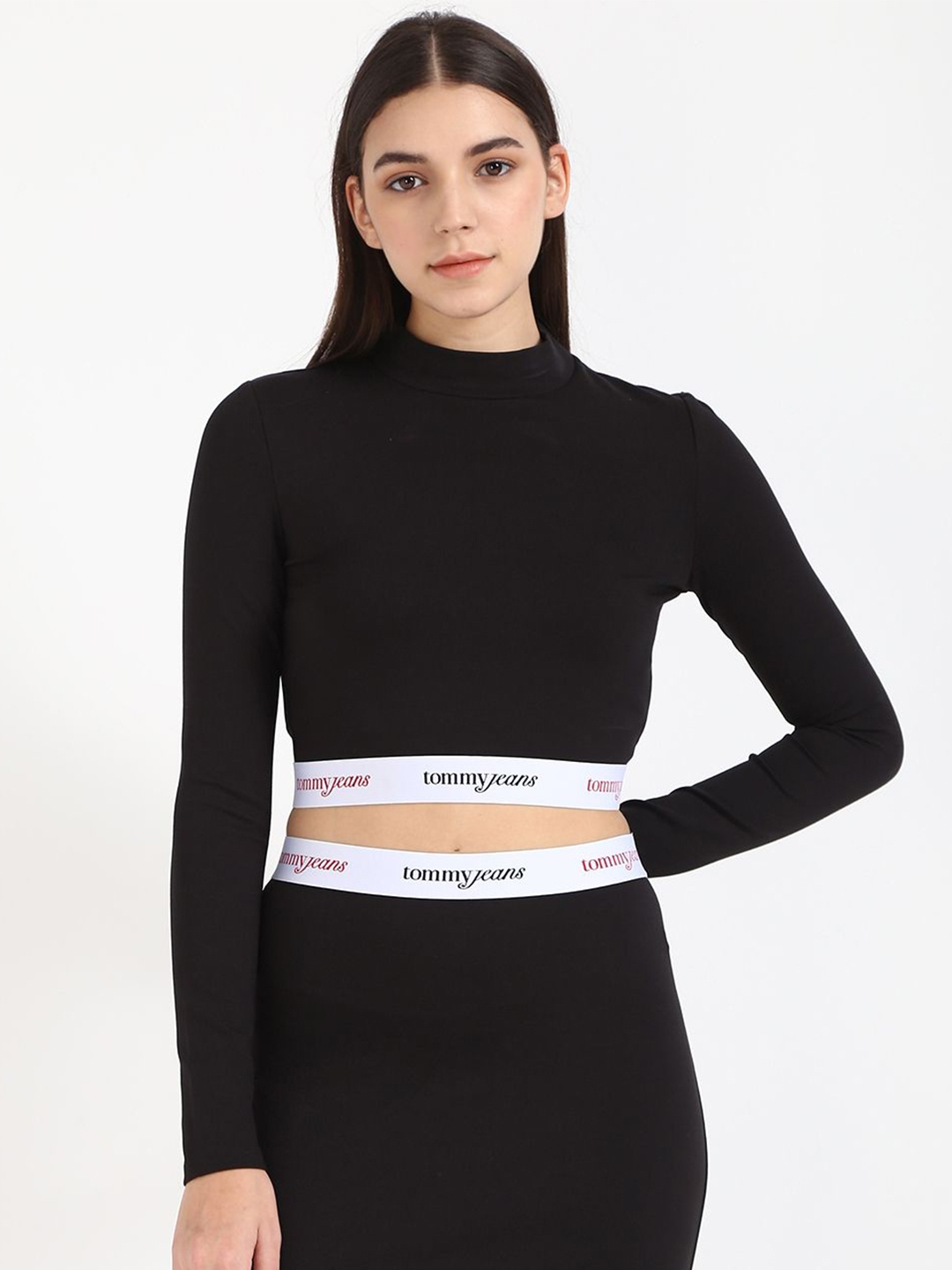 

Tommy Hilfiger Women Crop Top, Black