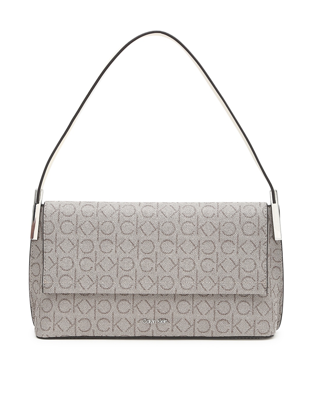 

Calvin Klein PU Structured Sling Bag, Beige