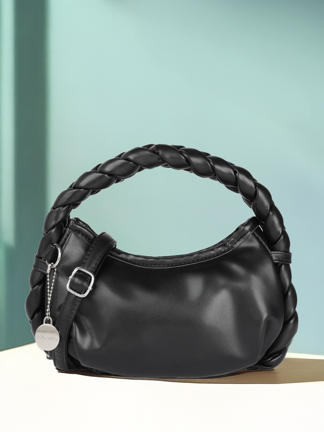 

DressBerry Structured Handheld Bag, Black