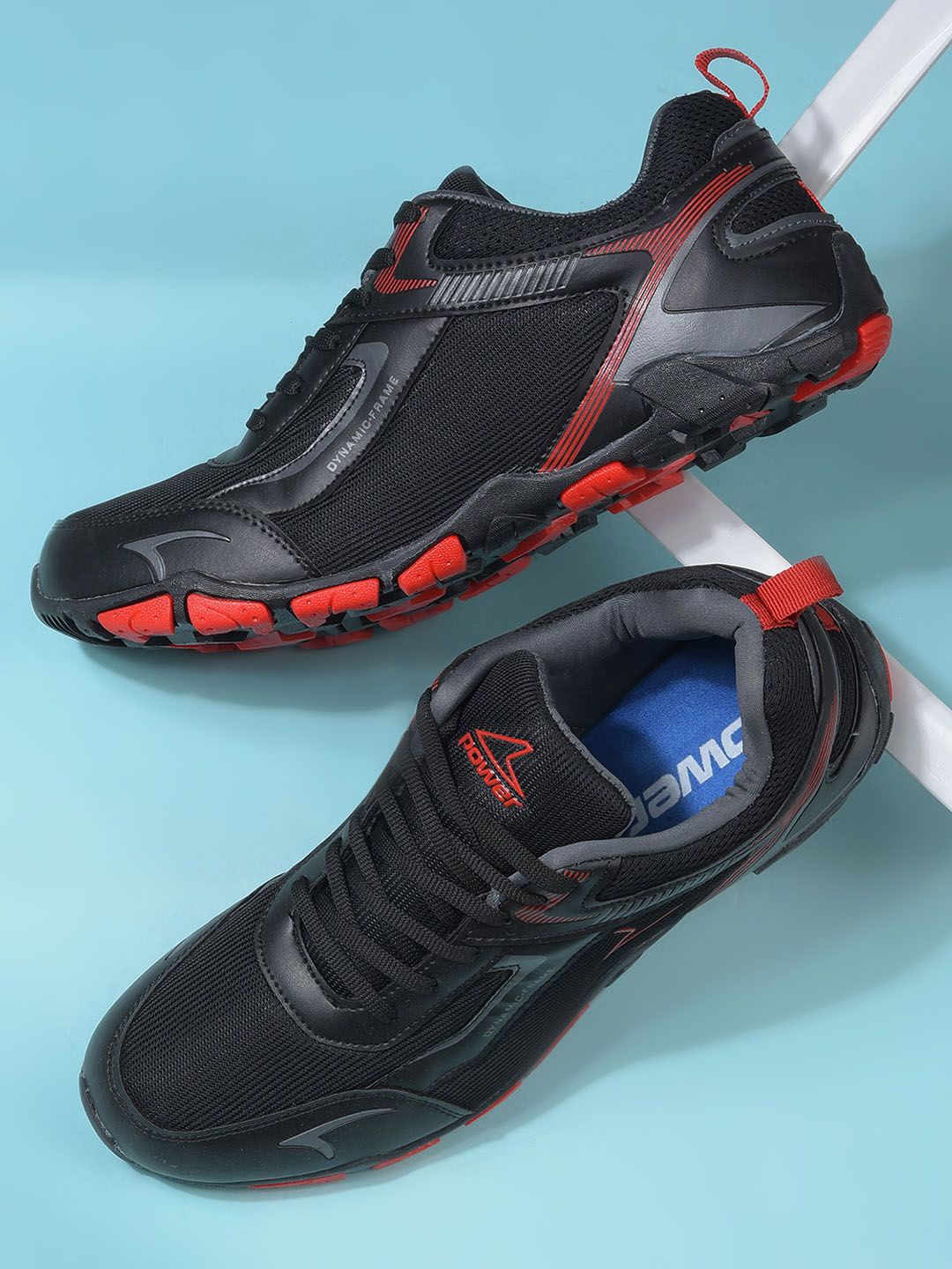 

Power Men Lace-Ups Sneakers, Black