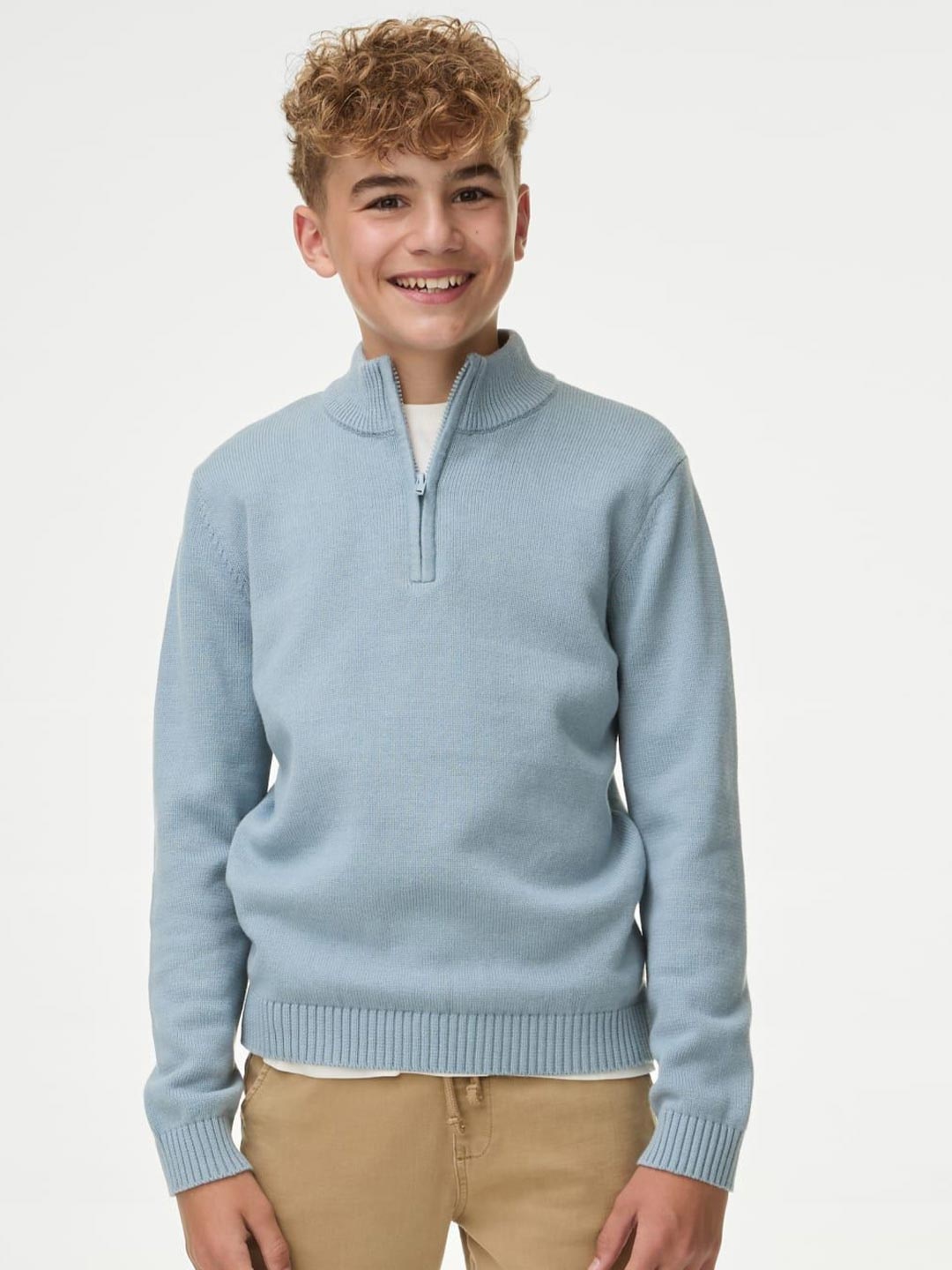 

Marks & Spencer Boys Pullover Sweater, Blue