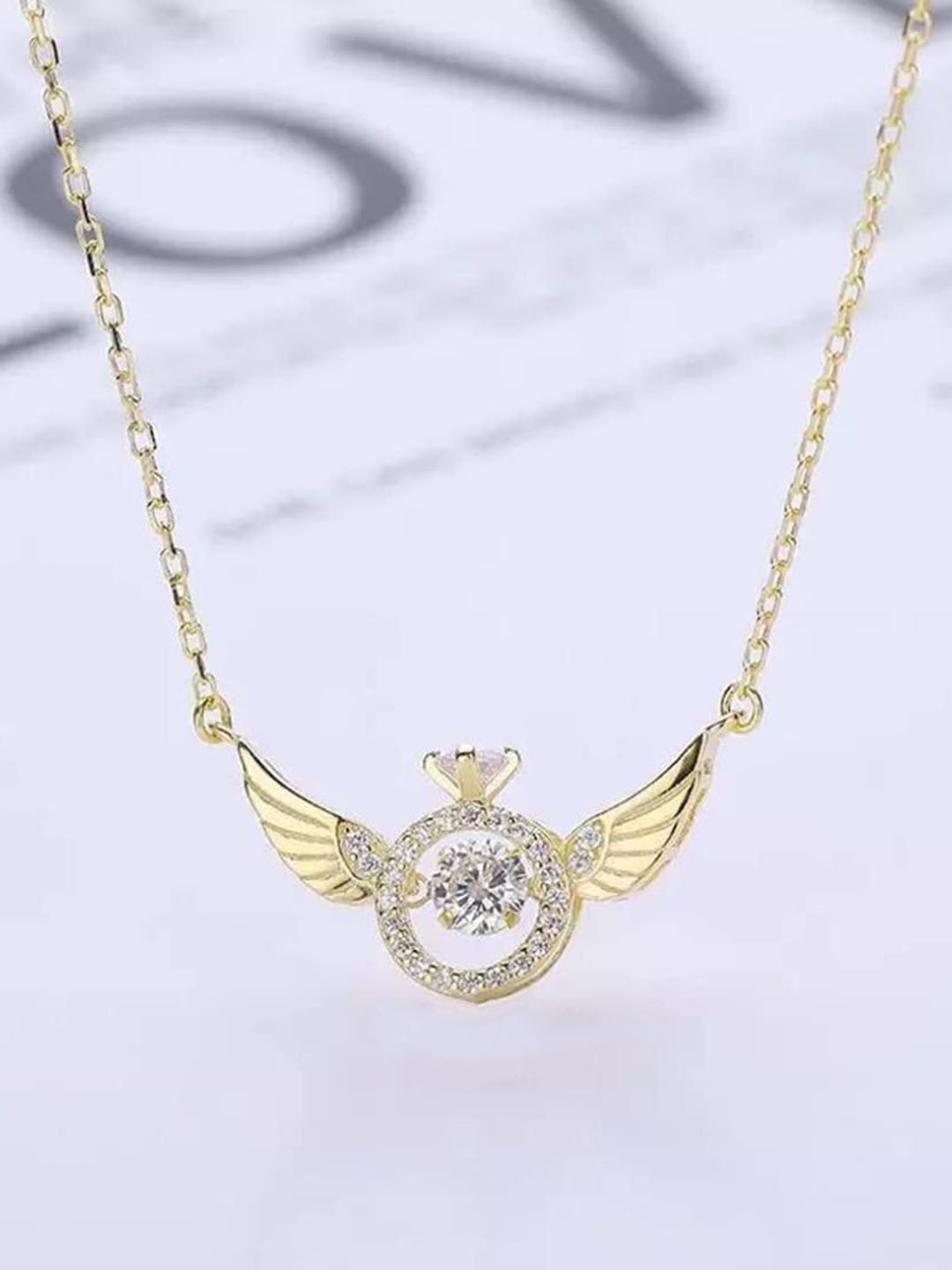 

Gyaan Jewels Stones Studded Chain, Gold