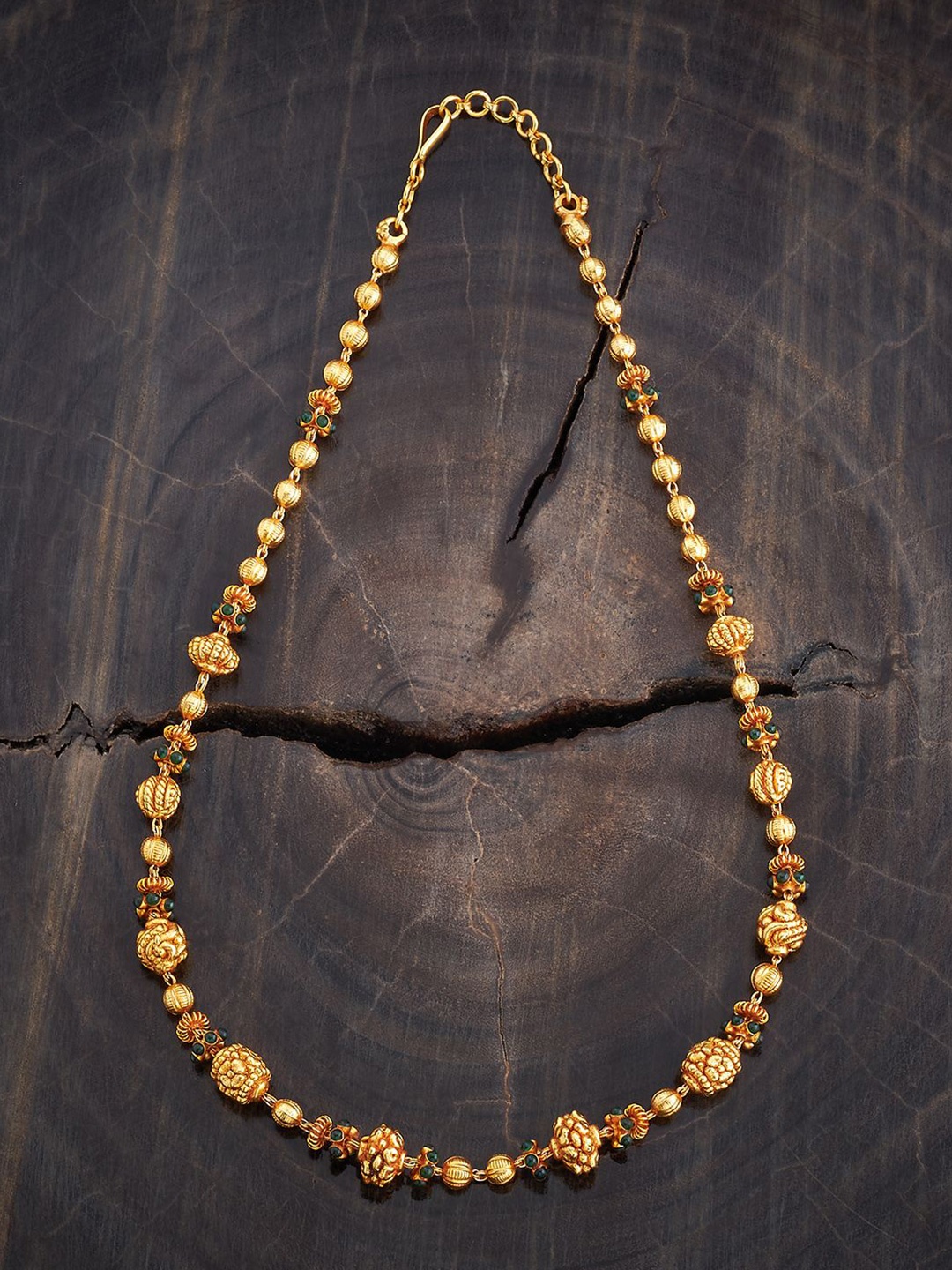 

Kushal's Fashion Jewellery 92.5 Pure Silver Gold-Plated Chain