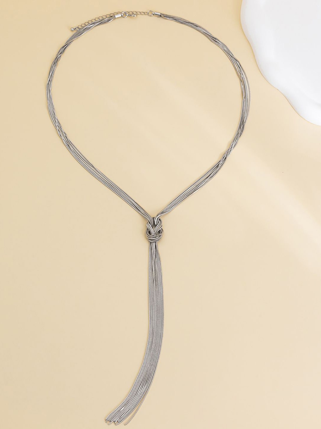 

StyleCast x Revolte Silver-Plated Mirror Chain