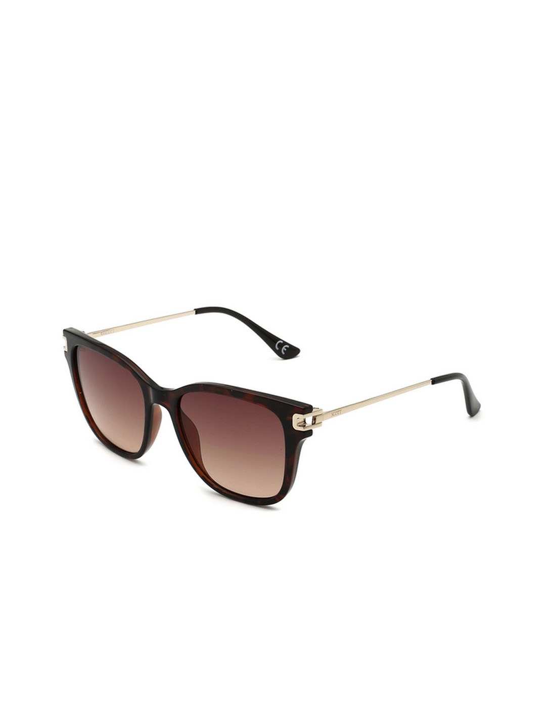 

SCOTT Women Square Sunglasses with UV Protected Lens 8903232281457, Brown