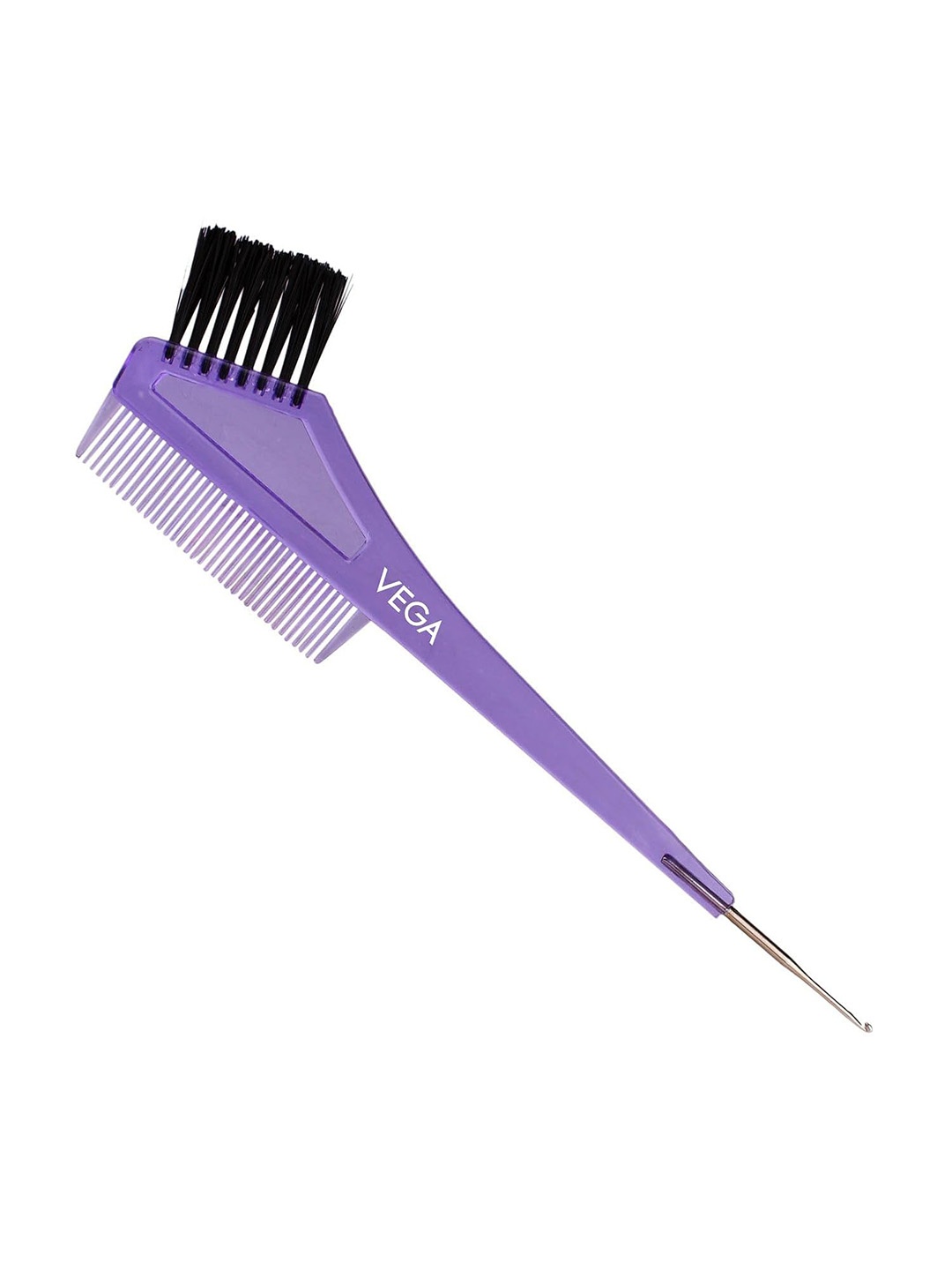 

VEGA Tail Comb with Dye Brush - Assorted 1293-N, Purple