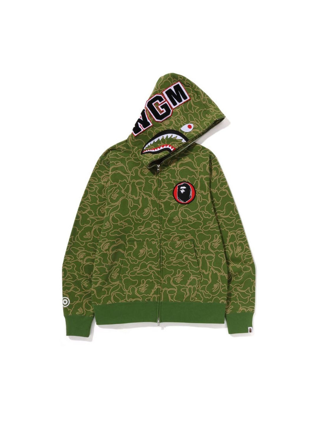 

Bape Men 30th Anniversary Zip Hoodie, Green