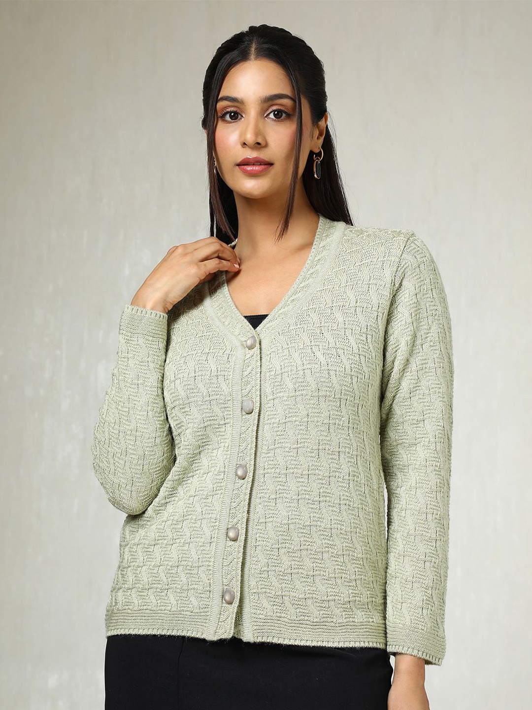

Soch Women Cardigan, Green