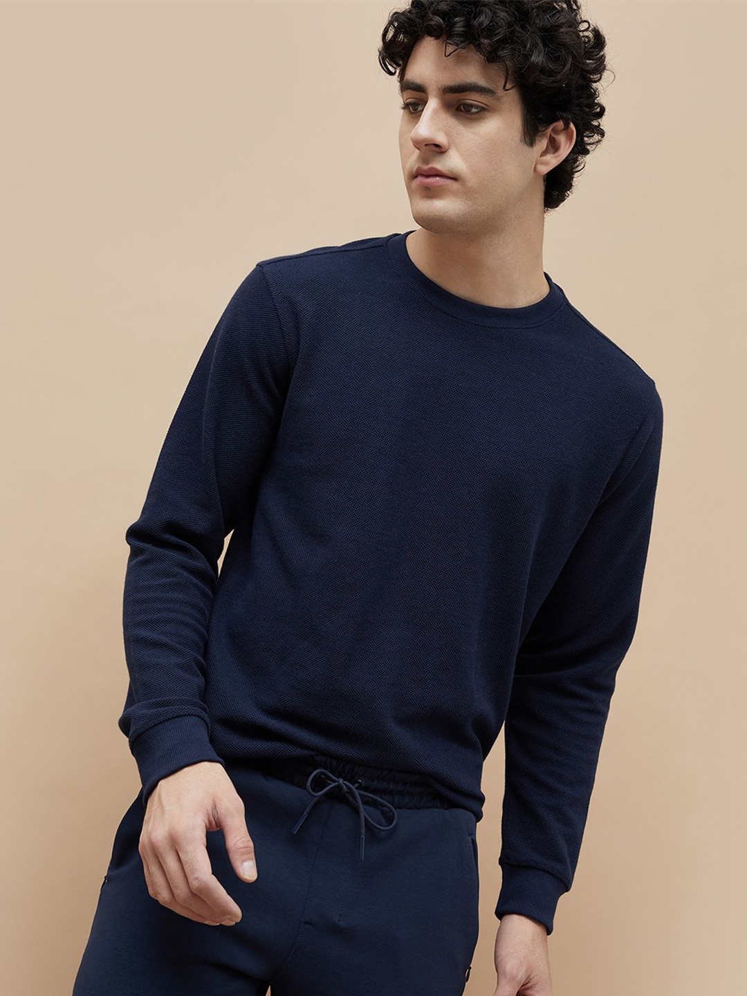 

Fame Forever by Lifestyle Men Round Neck Pure Cotton Sweatshirt, Blue