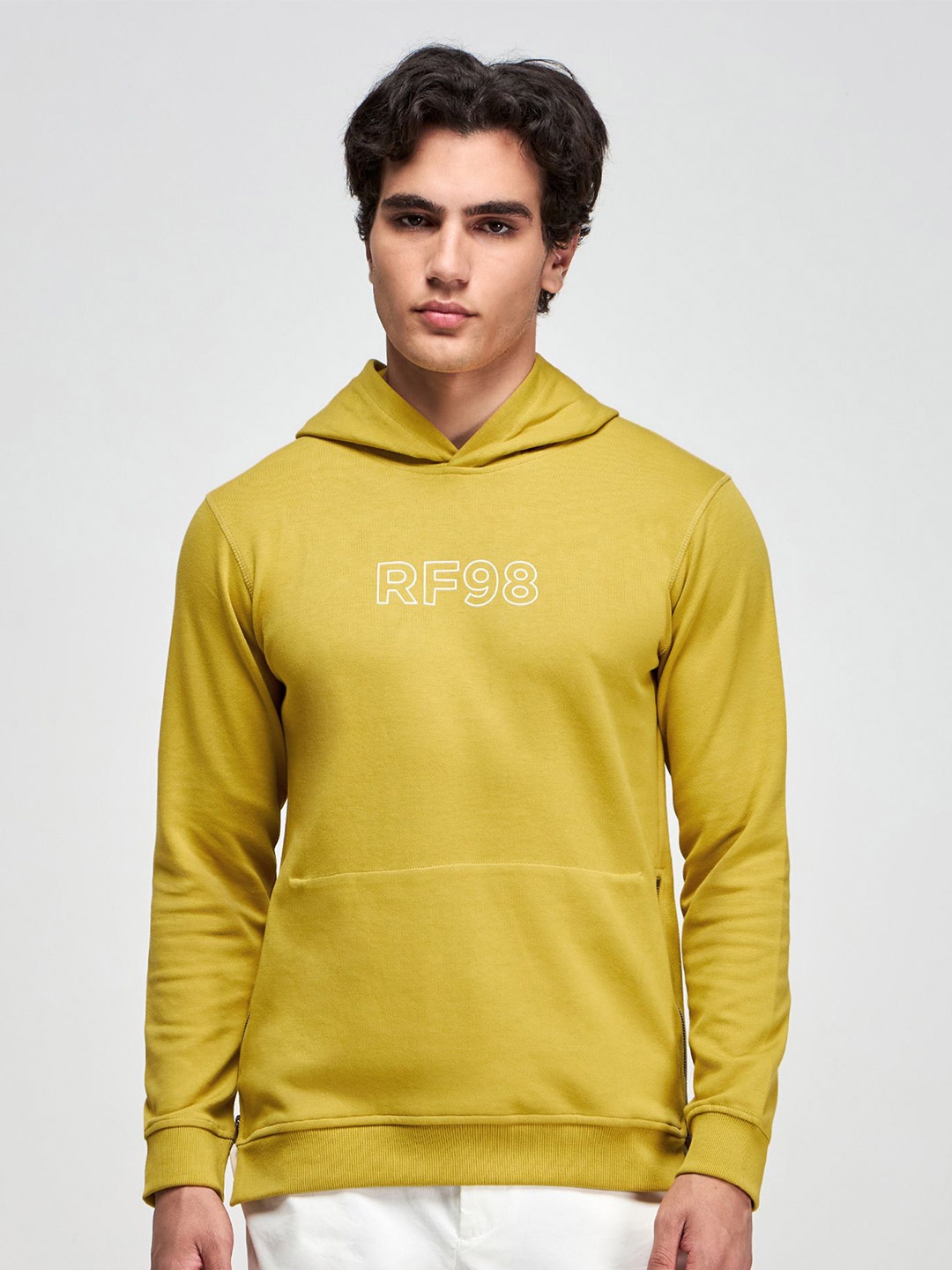 

Red Flame Men Sweatshirt, Yellow