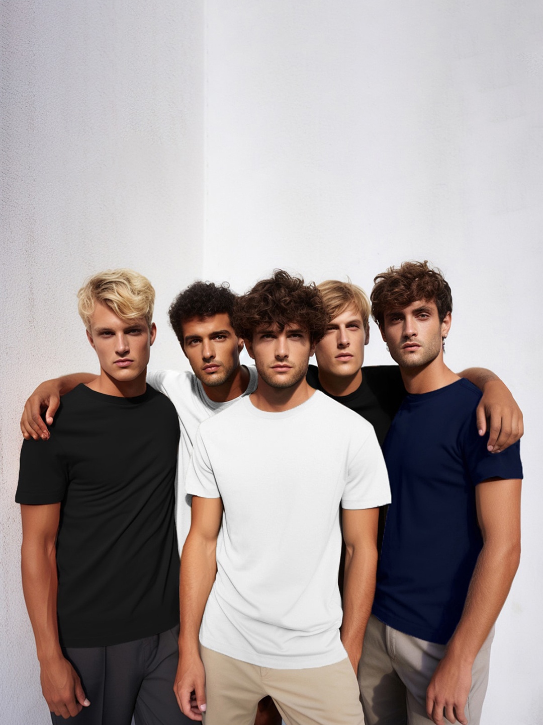 

Trendyol Round Neck Cotton T-shirt, Black