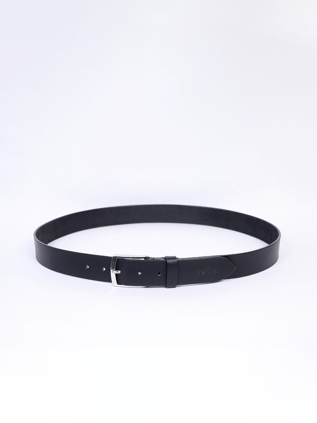 

Celtic Unisex Leather Formal Belt, Black