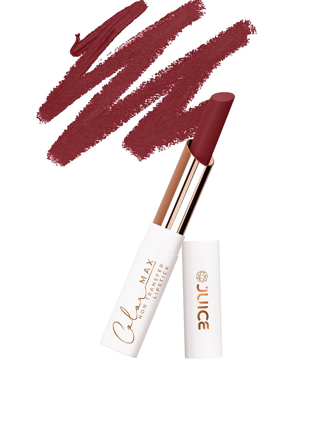 

JUICE Color Max Non Transfer Lipstick- 2.3 g- Firecracker-M06, Maroon