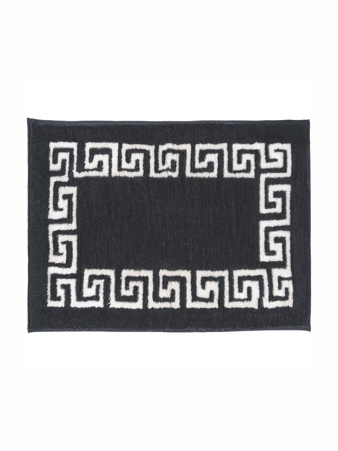 

Freelance Grey & White Printed 1800 GSM Microfibre Anti-Skid Bath Rug