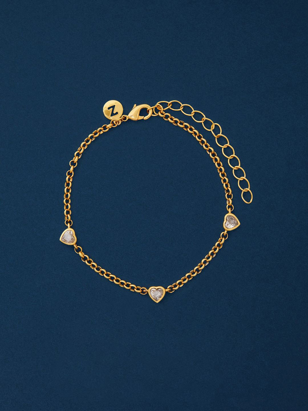 

Accessorize Women Brass Cubic Zirconia Gold-Plated Wraparound Bracelet