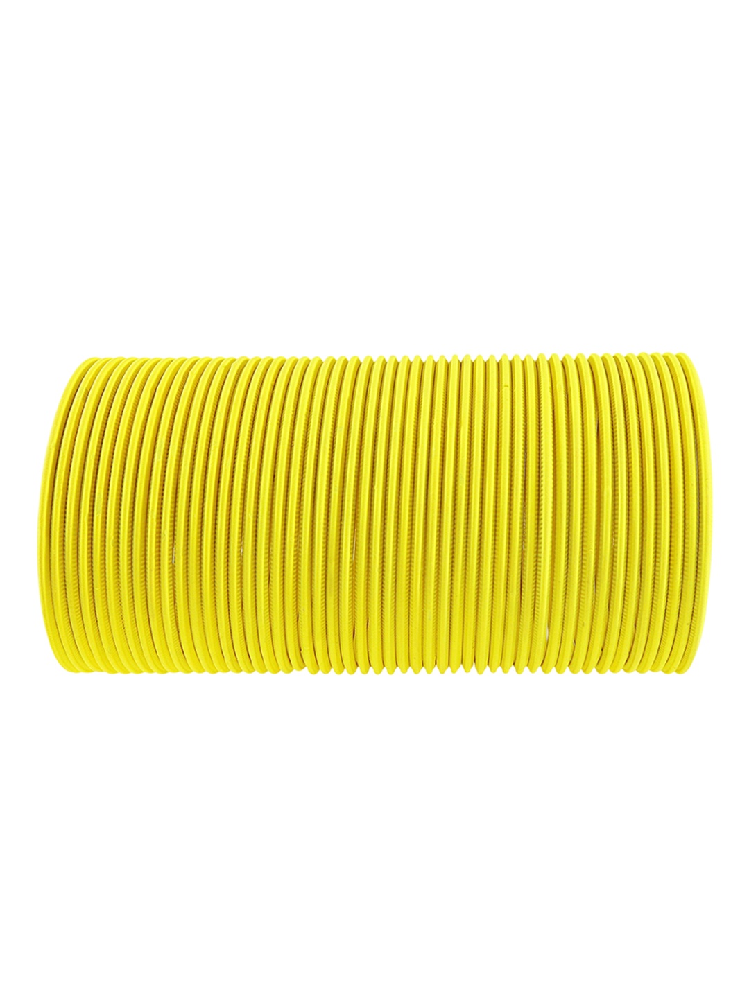 

ZULKA Set of 48 Matte Finish Metal Bangles, Yellow