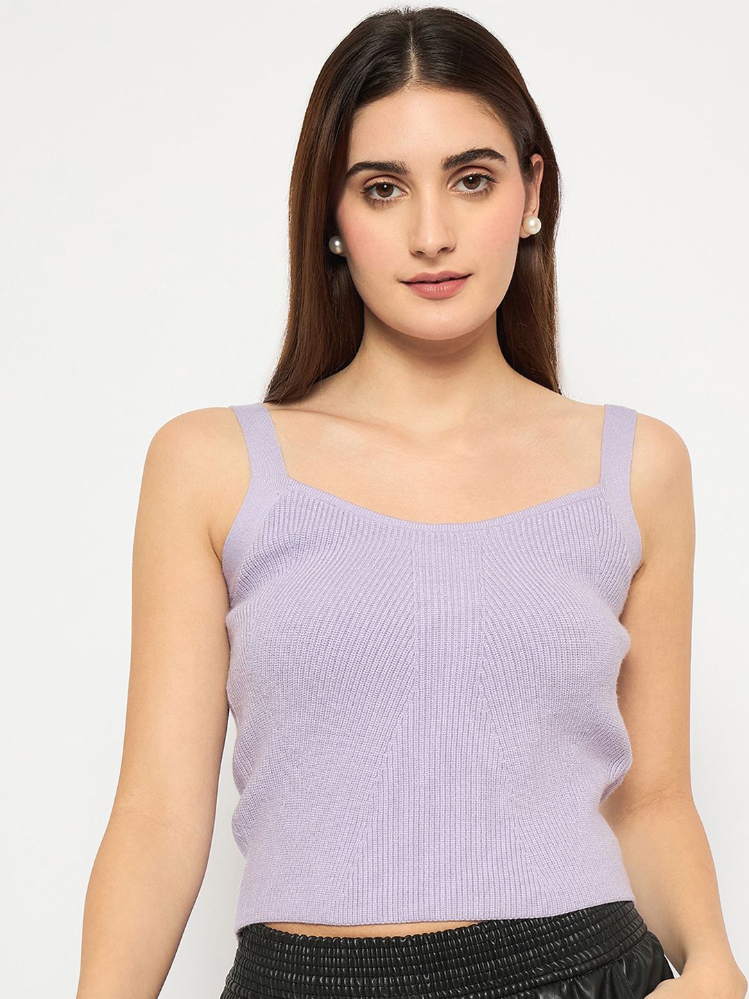 

Madame Women Sweater Vest, Purple
