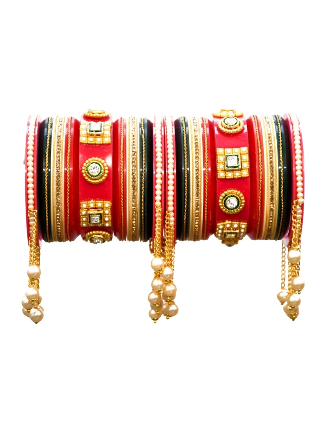 

Align Set Of 2 Gold-Plated AD-Studded Chudas