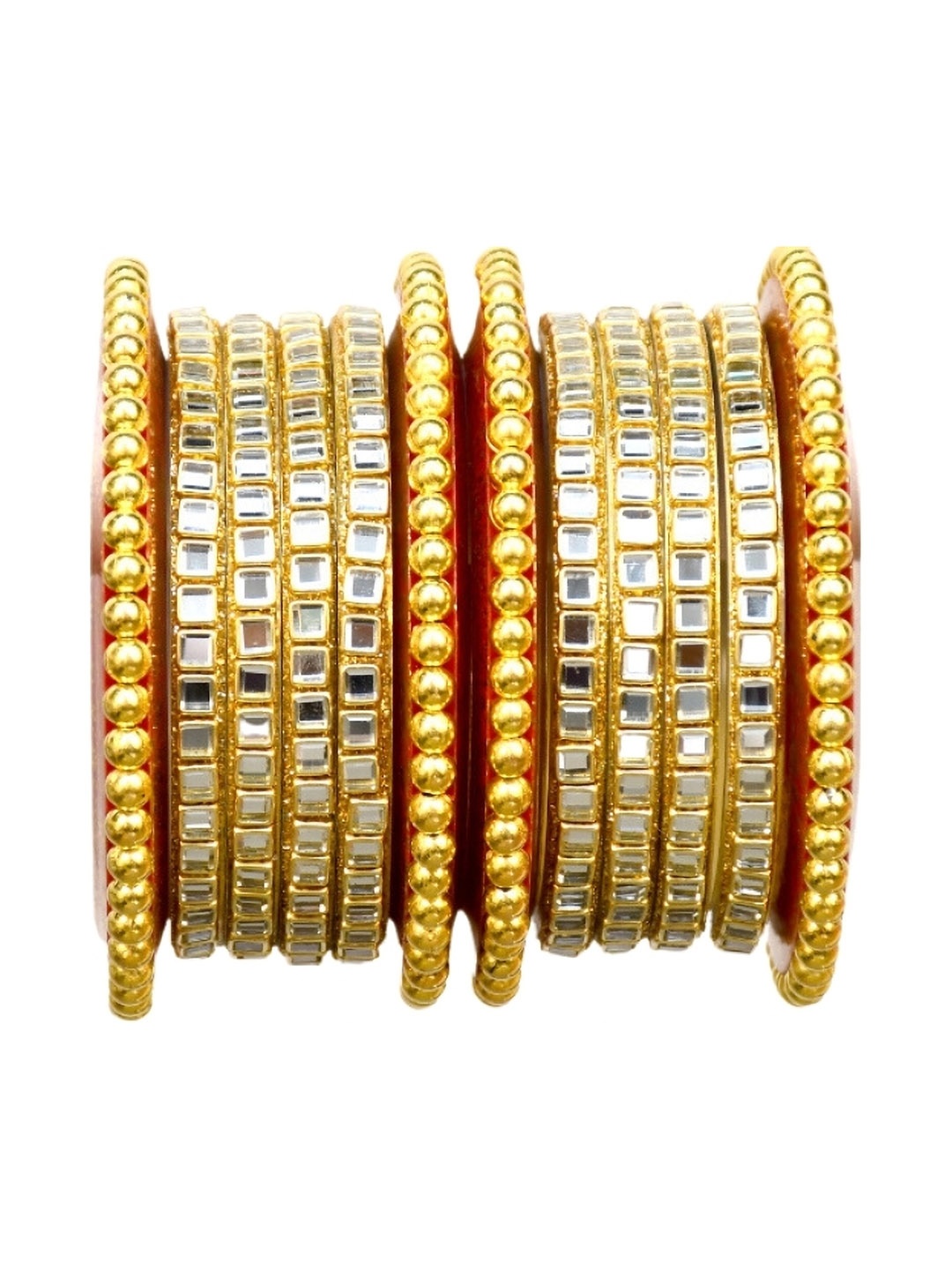 

Align Set Of 2 Gold-Plated CZ-Studded Bangles