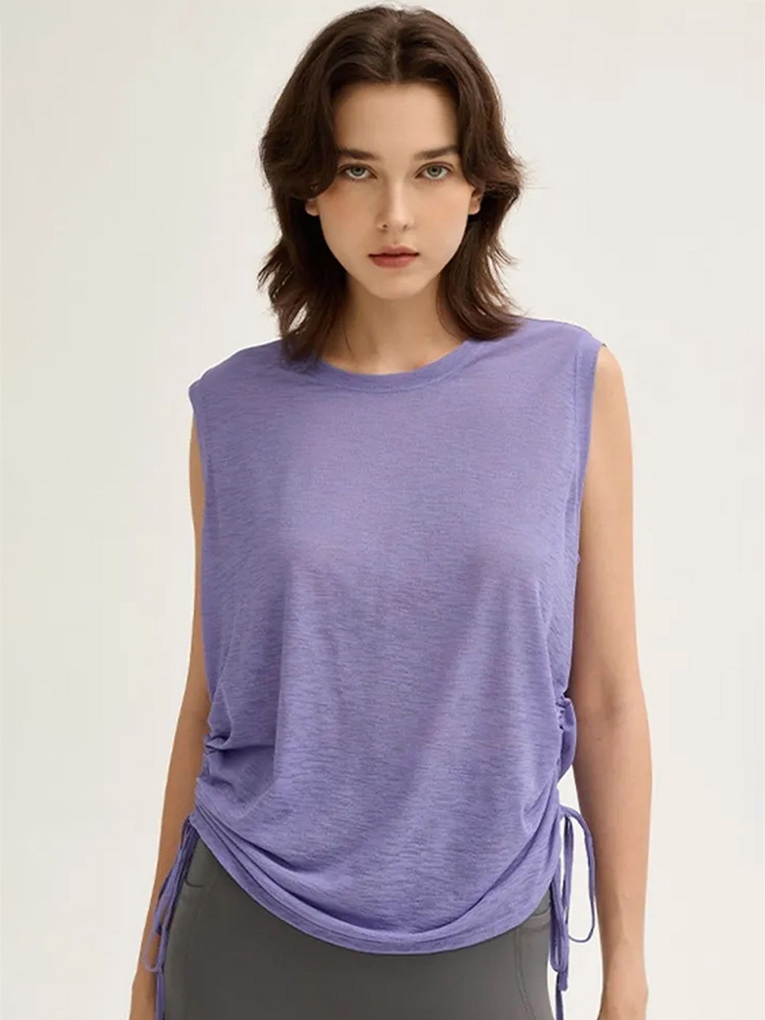 

LULU & SKY Women Round Neck Top, Purple