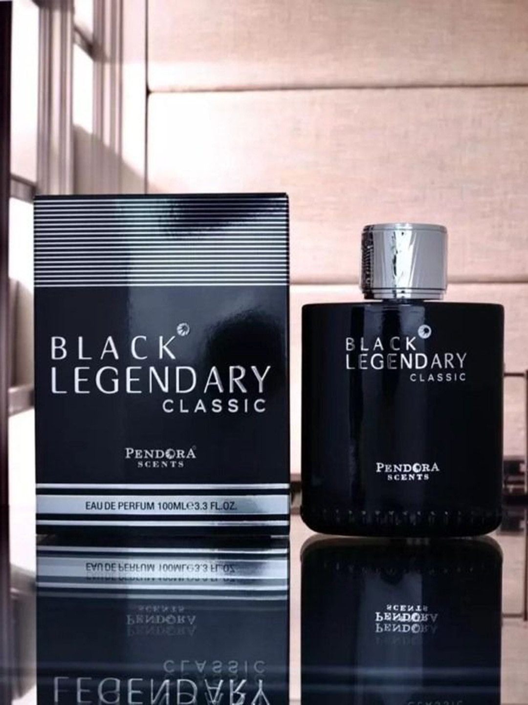 

Paris Corner Perfumes Pendora Scents Black legendary Classic Eau De Parfum - 100ml, Transparent