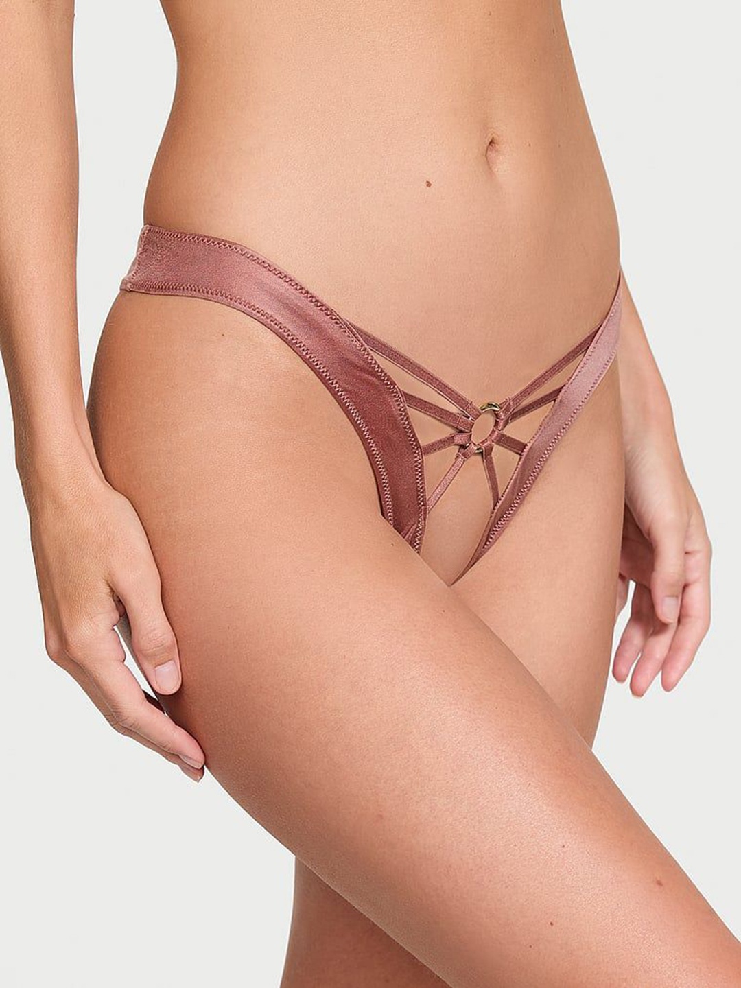 

Victoria's Secret Self-Designed Crotchless Thong, Pink