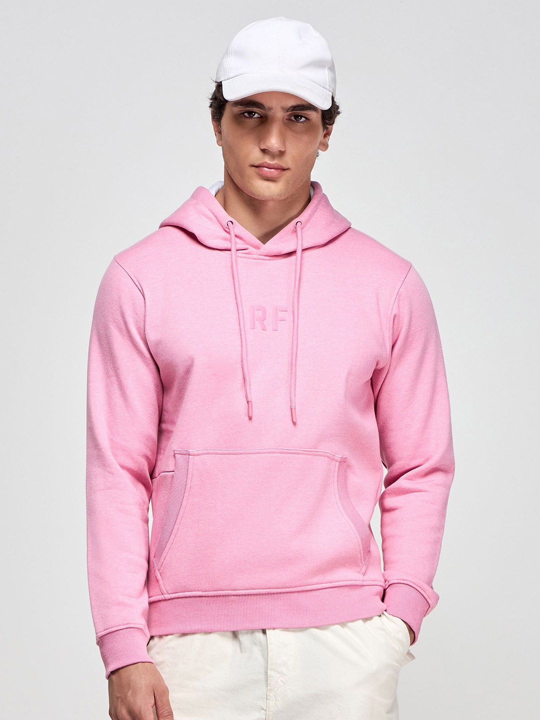 

Red Flame Men Sweatshirt, Pink