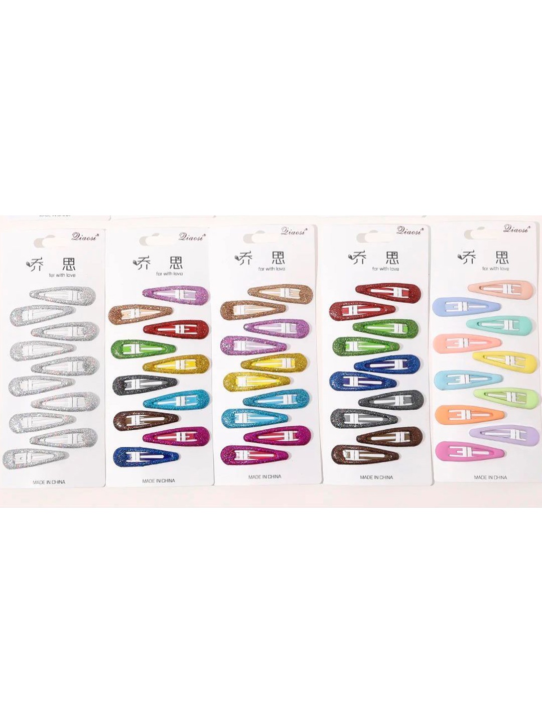 

Radhya Accessories Women Tic Tac Hair Clip, White
