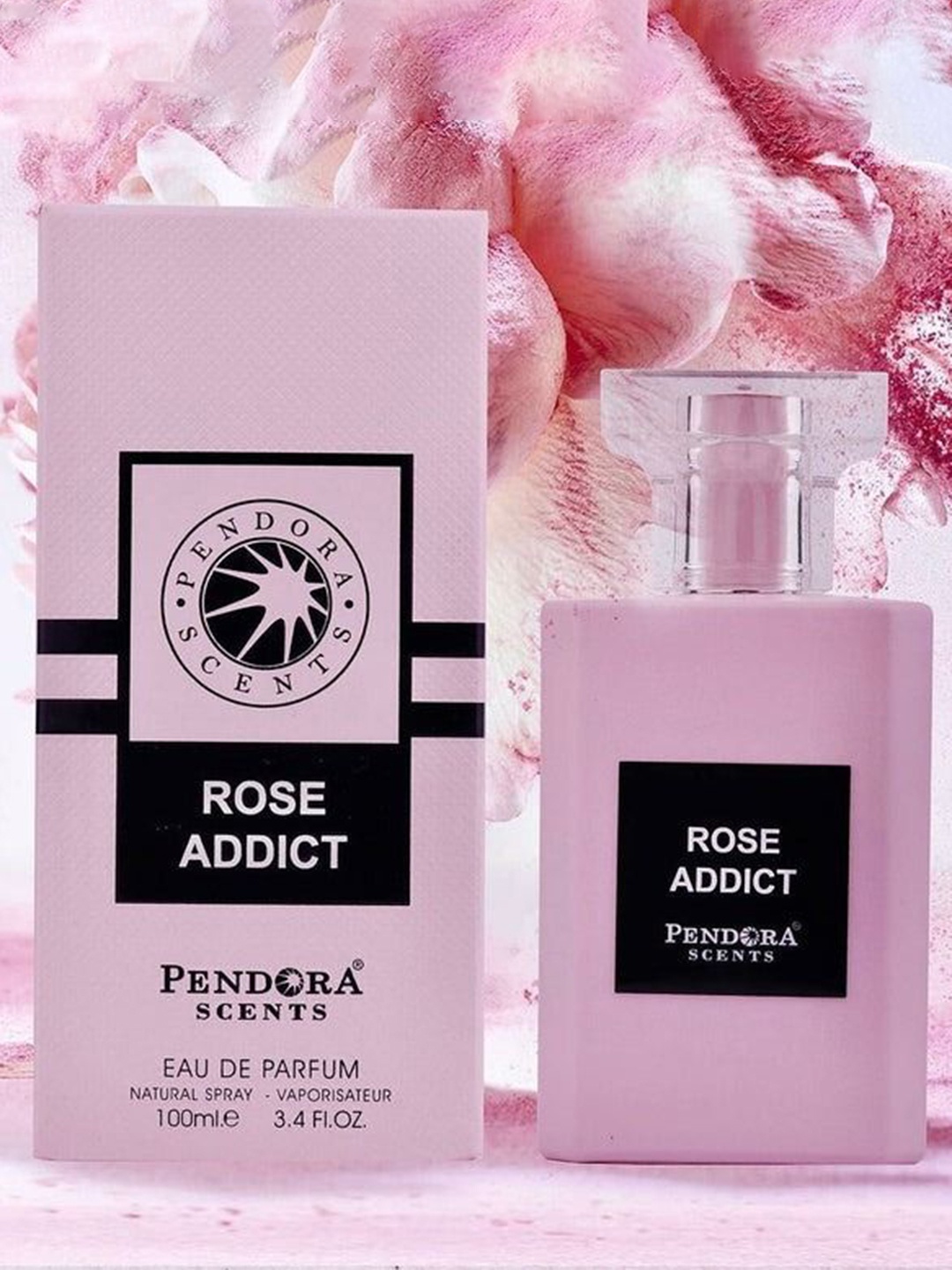 

Paris Corner Perfumes Pendora Scents Rose Addict Long Lasting Eau De Parfum - 100 ml, Transparent