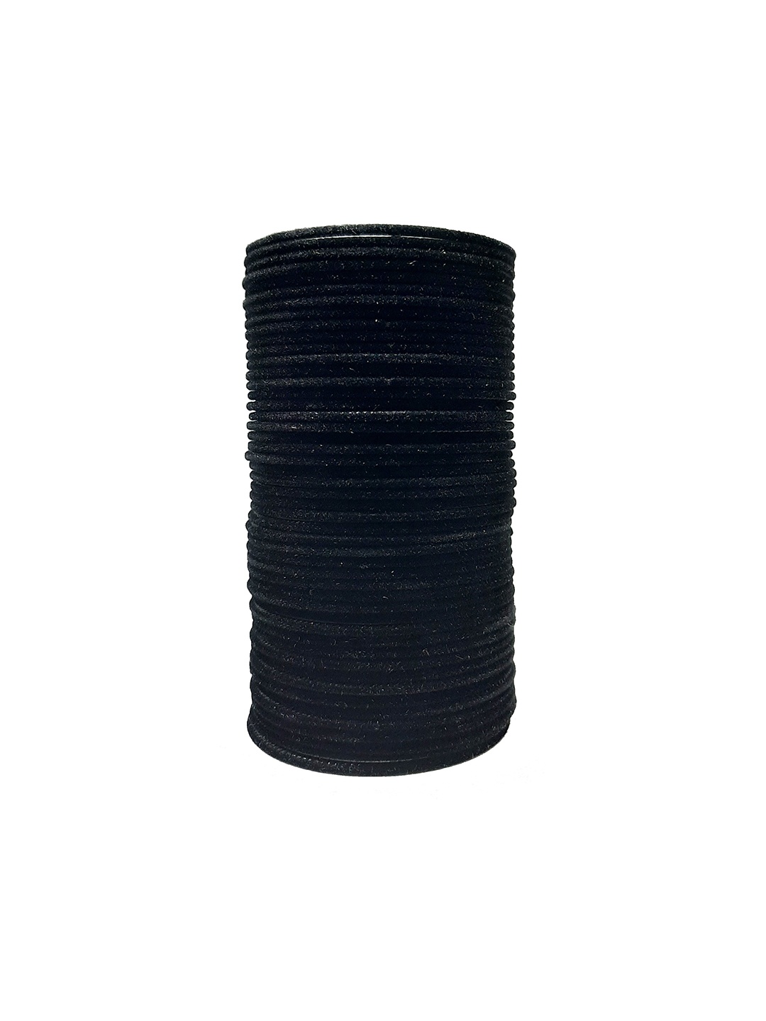 

CHRISHAN Set Of 48 Velvet Bangles, Black