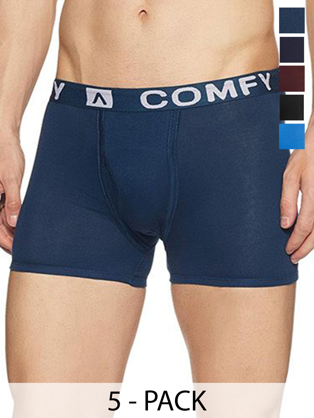 

AMUL COMFY Pack Of 5 Assorted Trunks Comfy-FCD-Trunk-OE-5-95