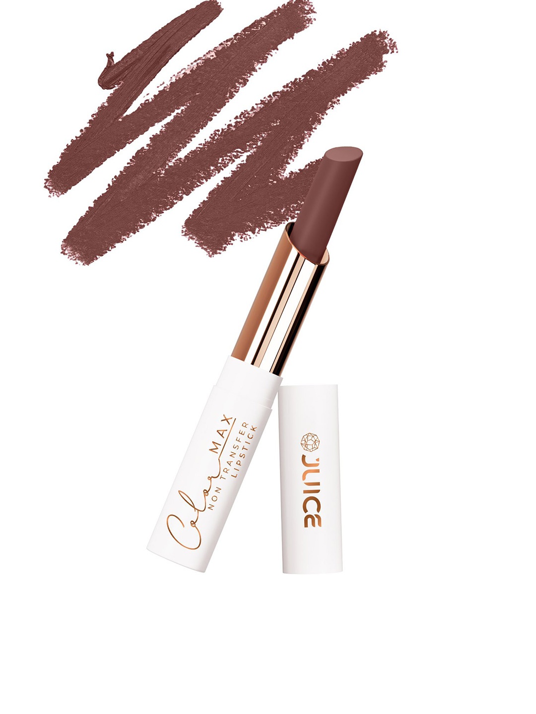 

JUICE Color Max Non Transfer Lightweight Lipstick- 2.3 g- Chestnut Charm- M12, Brown