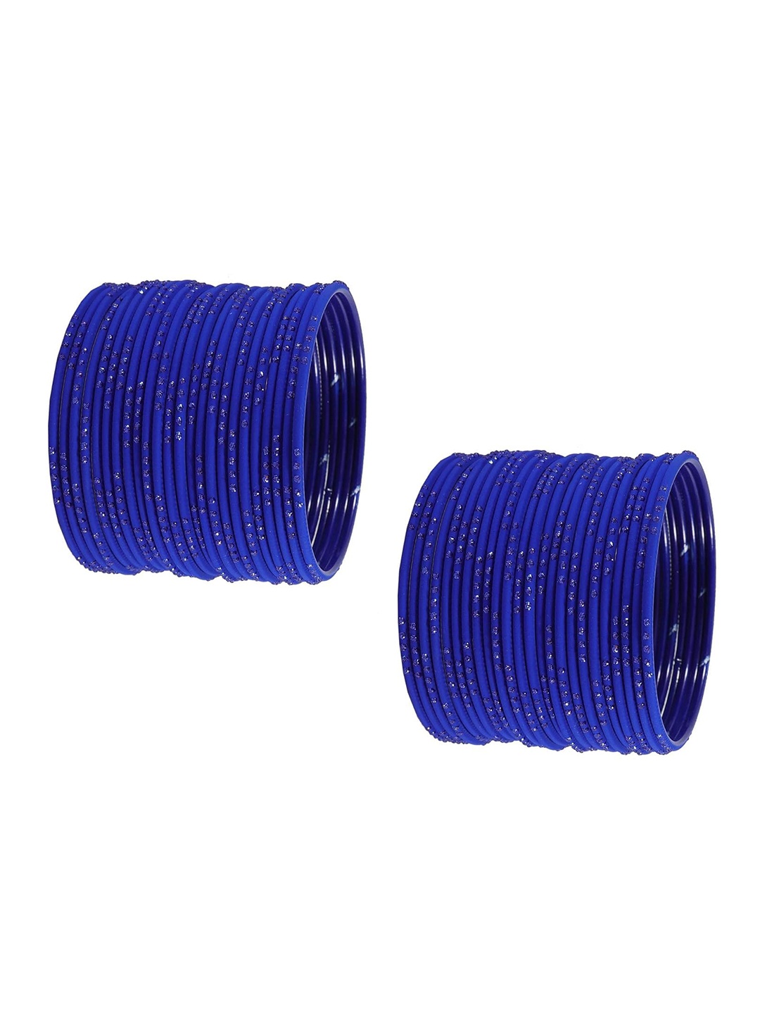 

ZULKA Set Of 48 Glittered Bangles, Blue