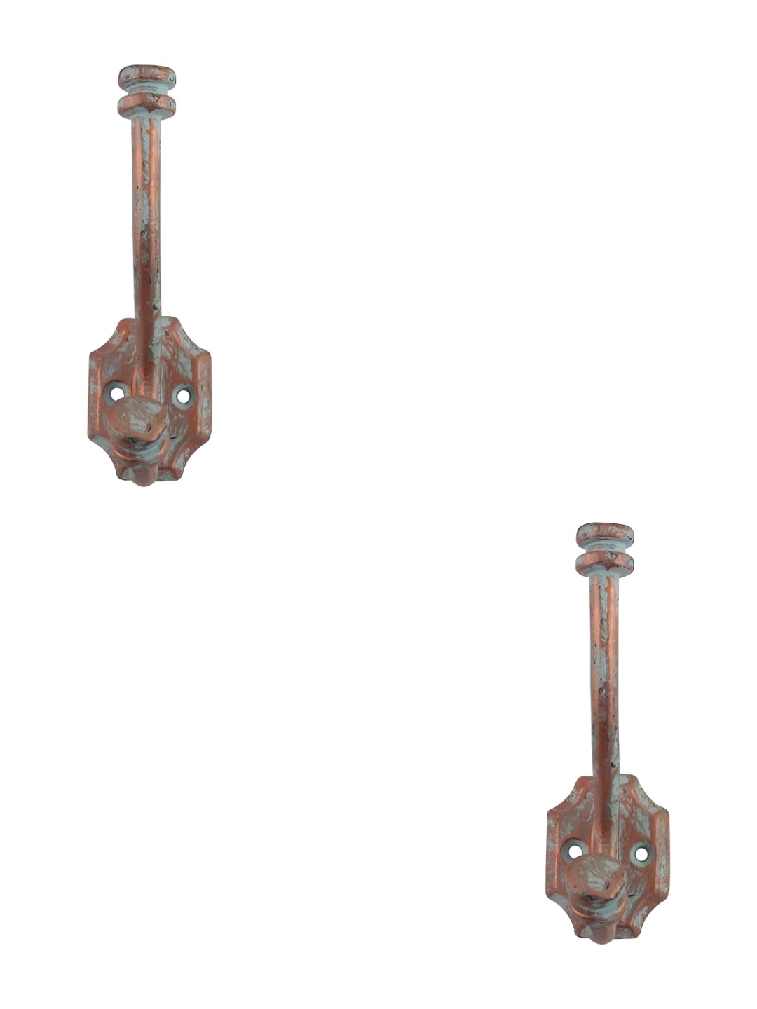 

IndianShelf Bronze & Grey 2 Pieces Iron Hay Wall Mounted Hooks