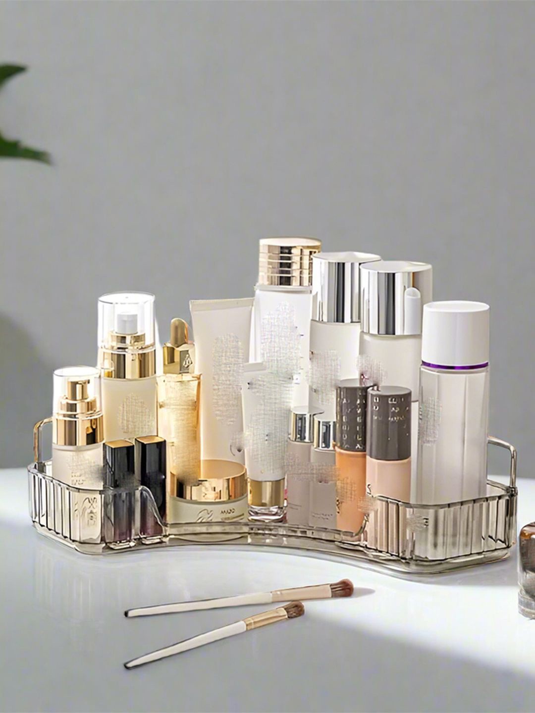 

Mason Home Grey Textured Makeup Organisers