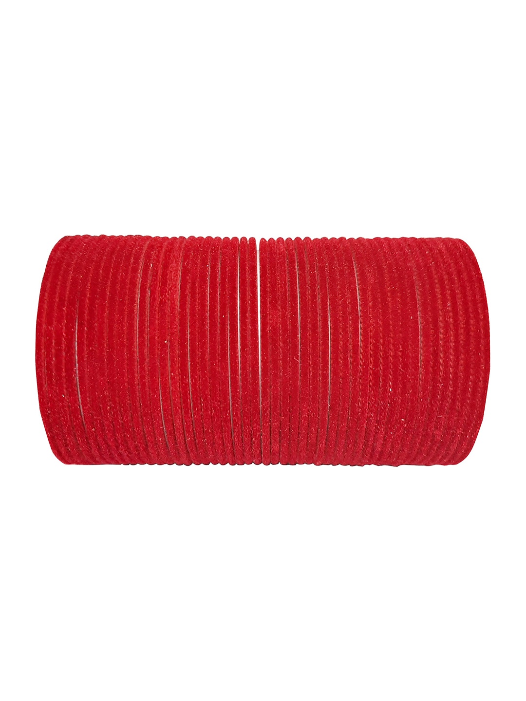 

CHRISHAN Set Of 48 Fabric Bangles, Red