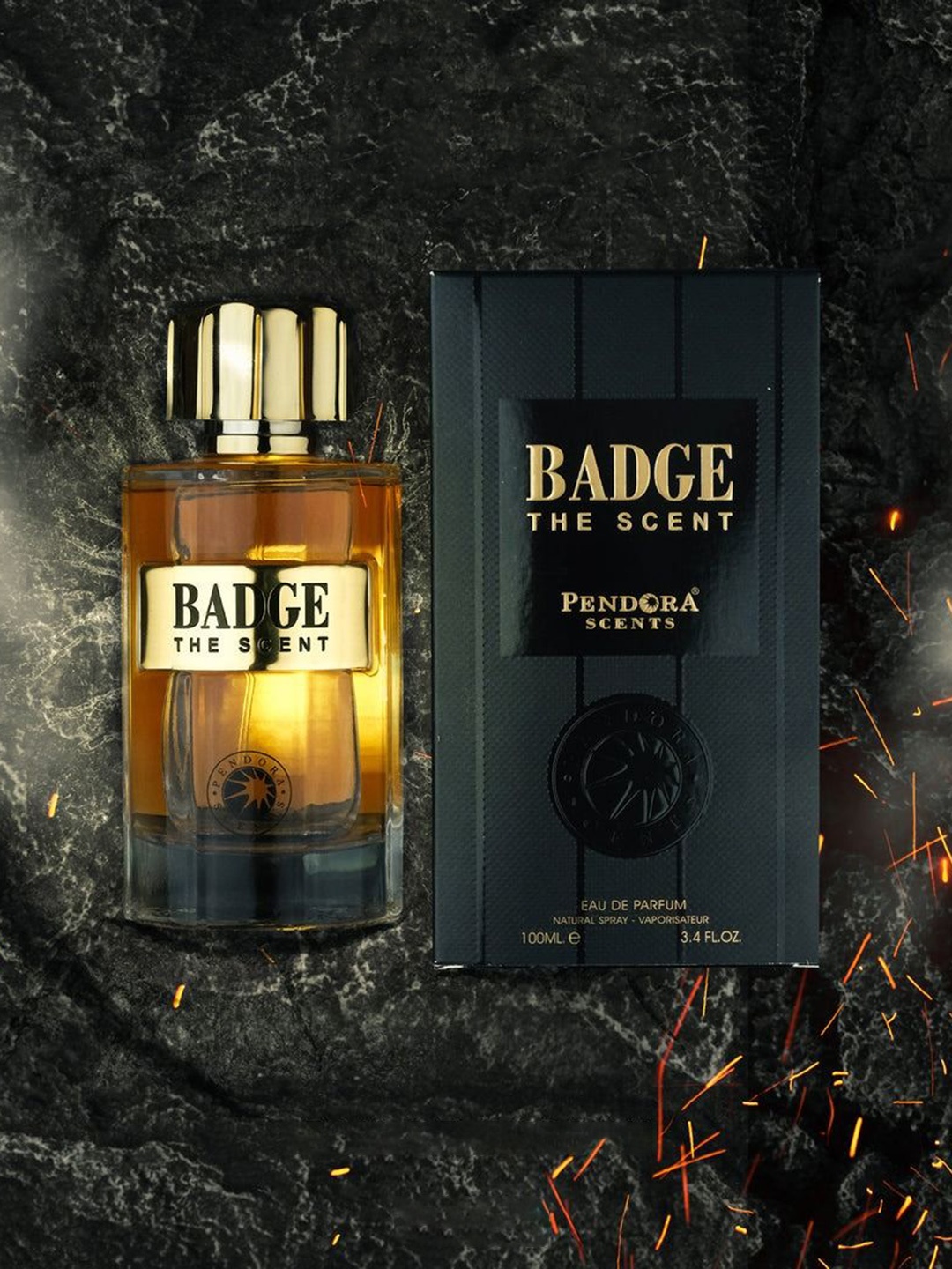 

Paris Corner Perfumes Badge The Scent Eau de Parfume - 100 ml, Transparent