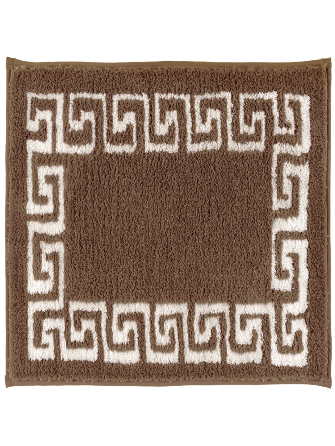 

Freelance Brown & White Printed 1800 GSM Microfibre Anti-Skid Bath Rugs