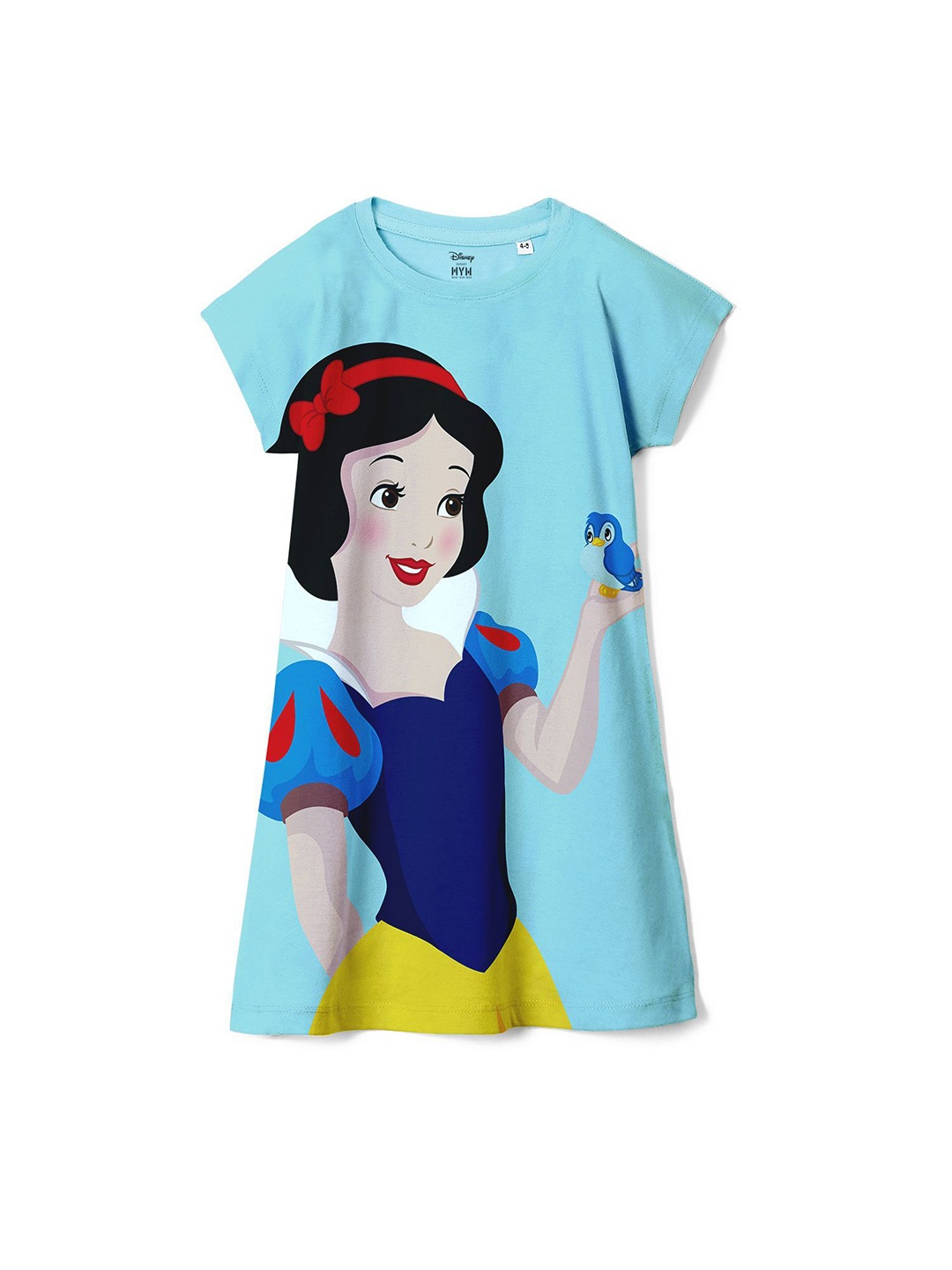 

Wear Your Mind Girls Printed A-Line Dress, Blue