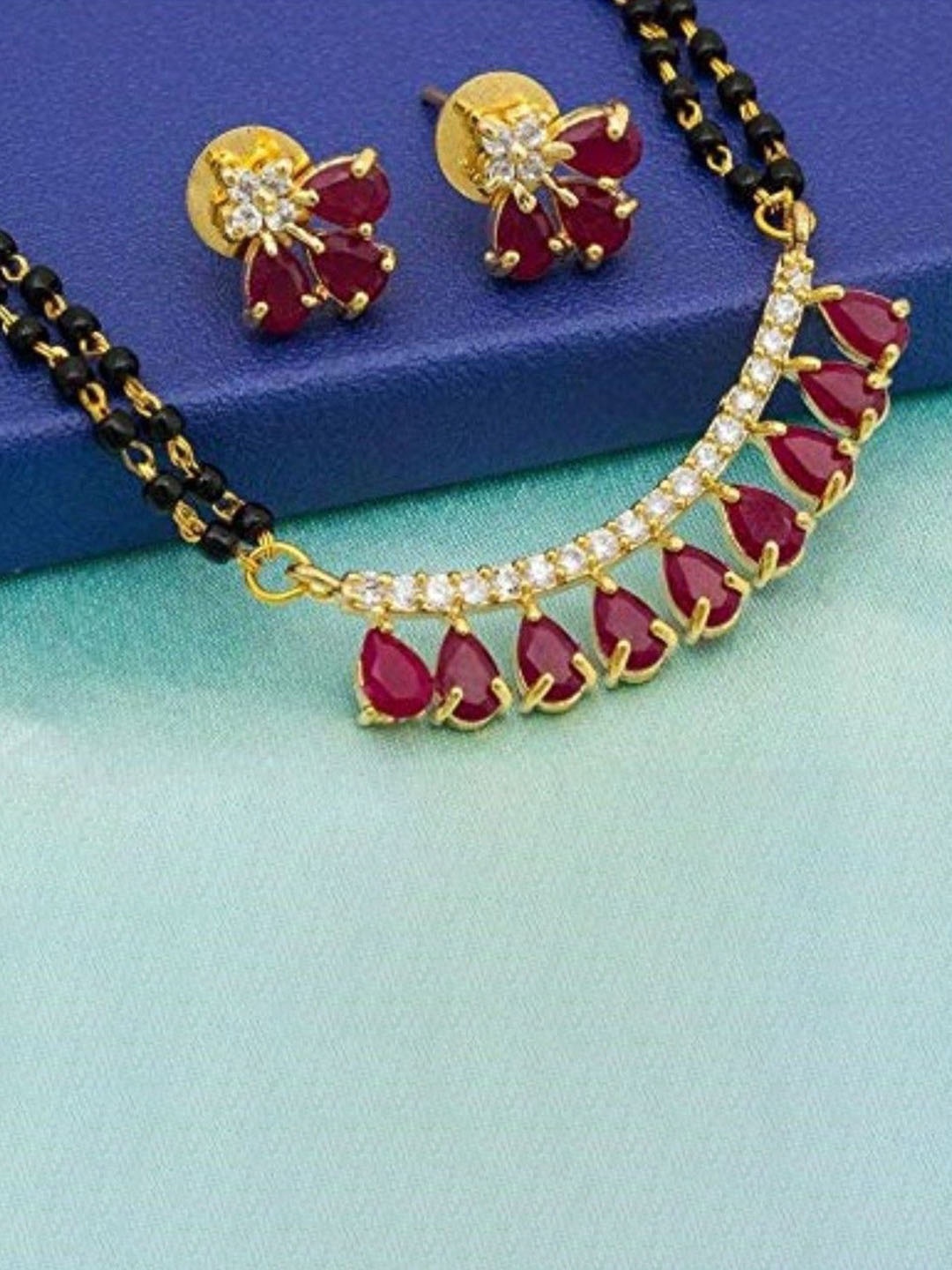 

SUNHARI Gold-Plated Mangalsutra