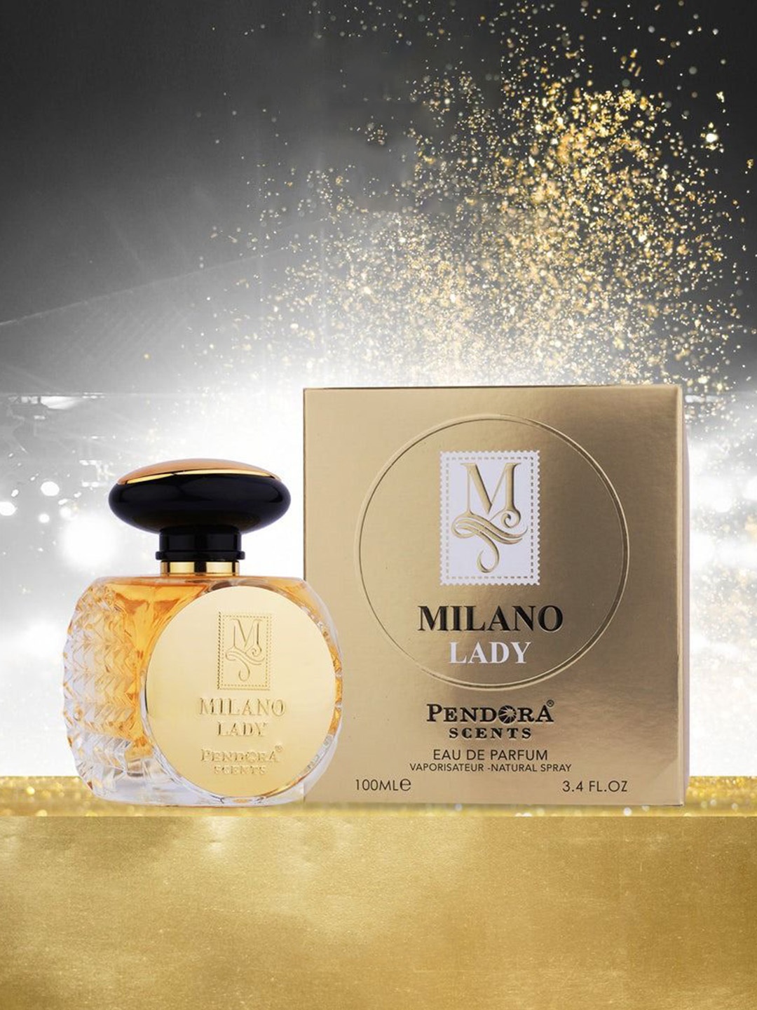 

Paris Corner Perfumes Milano Lady Pendora Scents Long Lasting Eau De Perfume - 100 ml, Transparent