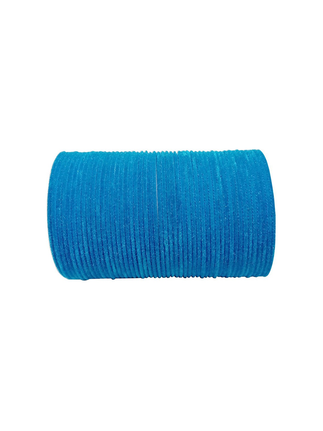 

CHRISHAN Set Of 48 Velvet Bangles, Blue